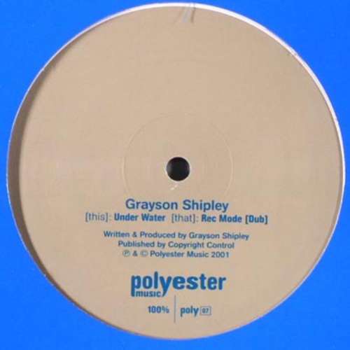 Cover Grayson Shipley - Under Water / Rec Mode (Dub) (12) Schallplatten Ankauf