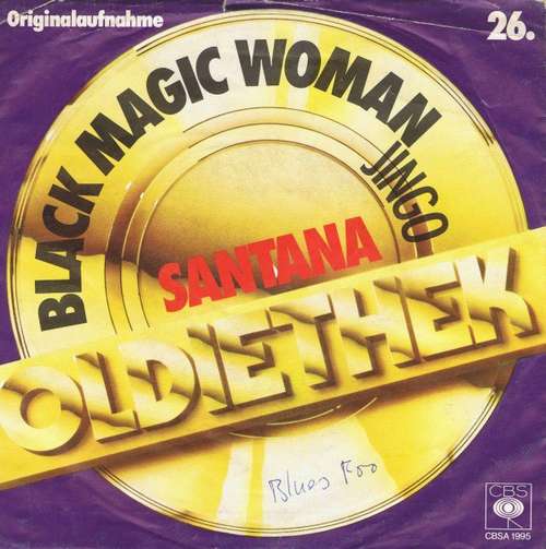Cover Santana - Black Magic Woman / Jingo (7, Single) Schallplatten Ankauf