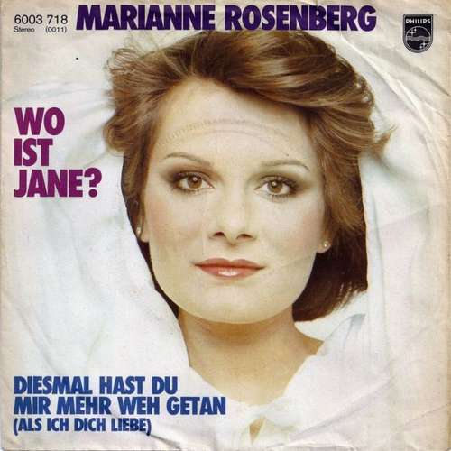 Cover Marianne Rosenberg - Wo Ist Jane? (7, Single) Schallplatten Ankauf