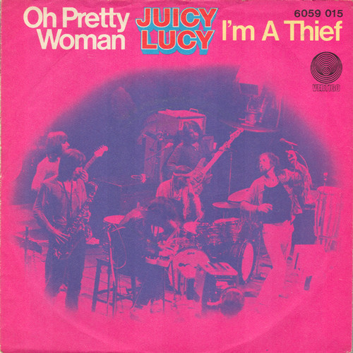 Cover Juicy Lucy - Oh Pretty Woman / I'm A Thief (7, Single) Schallplatten Ankauf