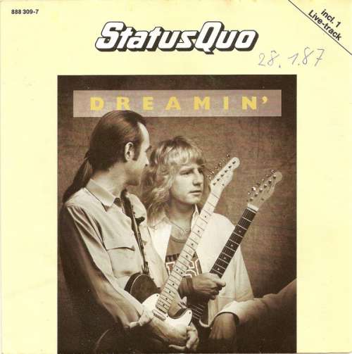 Cover Status Quo - Dreamin' (7, Single) Schallplatten Ankauf
