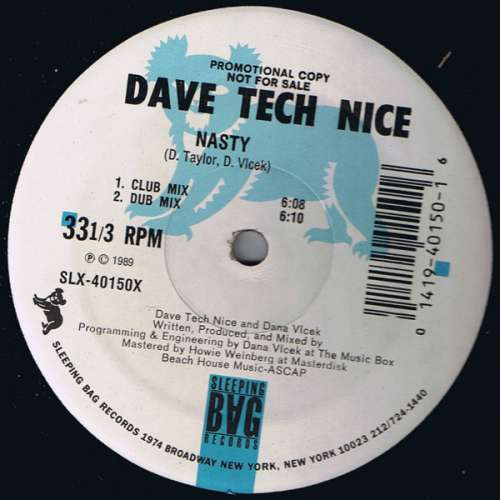 Cover Dave Tech Nice* - Nasty (12, Promo) Schallplatten Ankauf