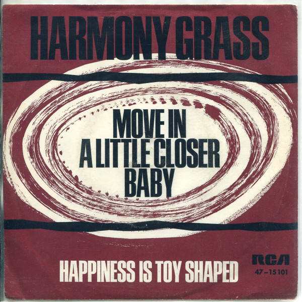 Cover Harmony Grass - Move In A Little Closer Baby (7, Single) Schallplatten Ankauf