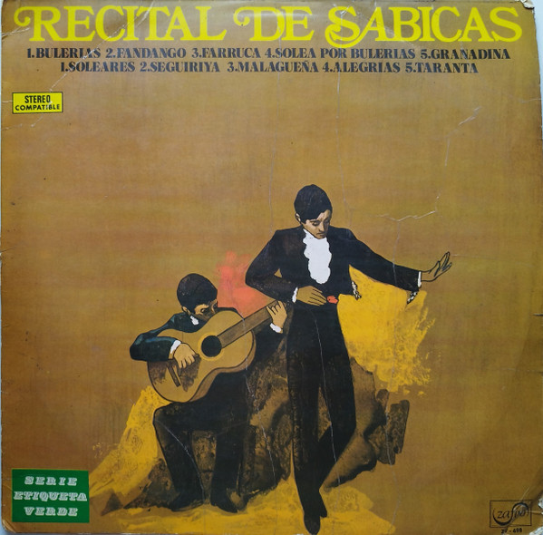 Cover Sabicas - Recital De Sabicas (LP) Schallplatten Ankauf