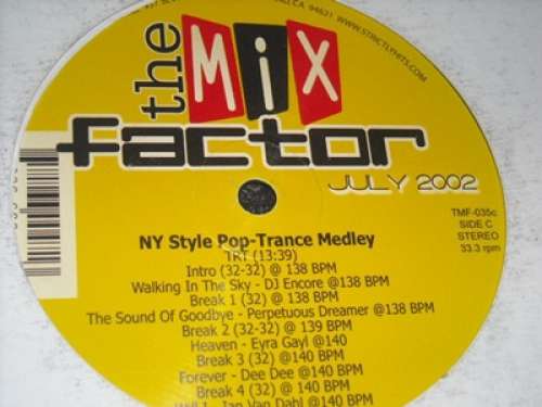 Cover Various - Mix Factor Volume 35 (July 2002) (2x12, Comp, P/Mixed) Schallplatten Ankauf