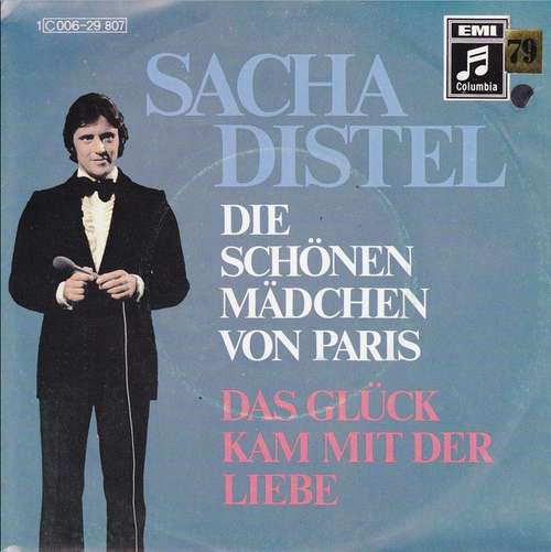 Cover Sacha Distel - Die Schönen Mädchen Von Paris / Das Glück Kam Mit Der Liebe (7, Single) Schallplatten Ankauf