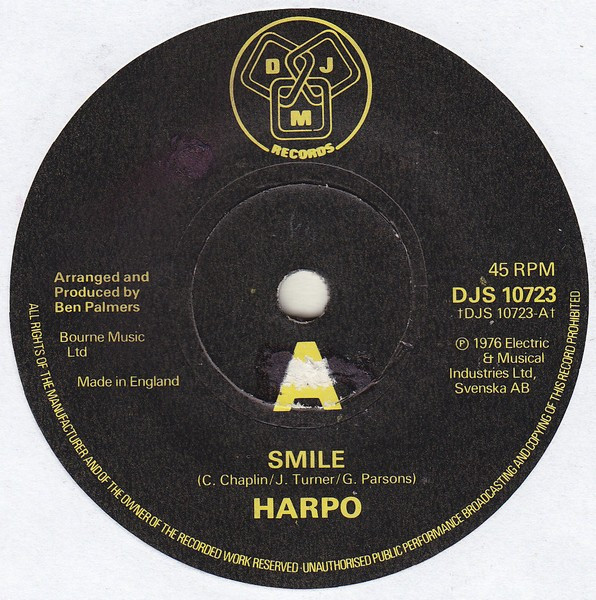 Bild Harpo - Smile / Beautiful Christmas (7, Single) Schallplatten Ankauf