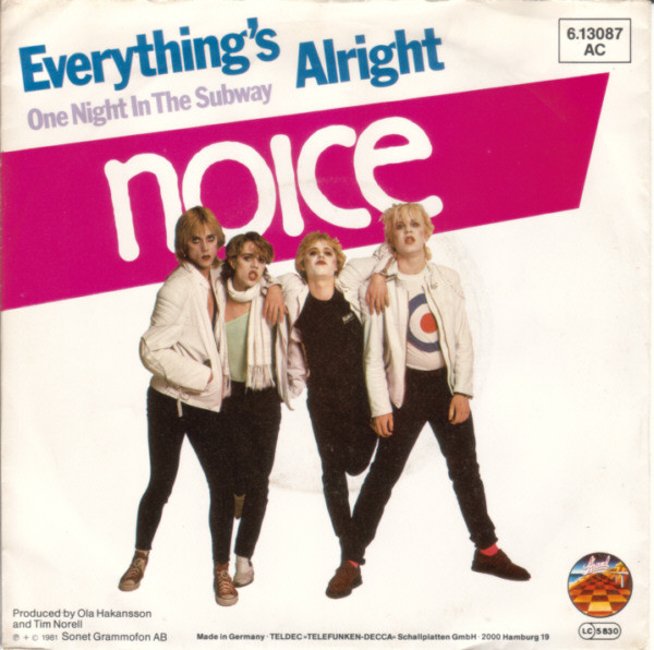 Cover Noice - Everything's Alright (7, Single, Promo) Schallplatten Ankauf