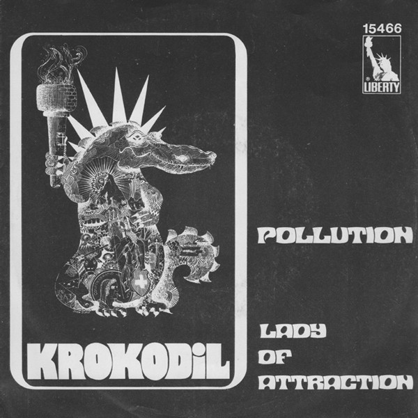Cover zu Krokodil - Pollution (7, Single) Schallplatten Ankauf