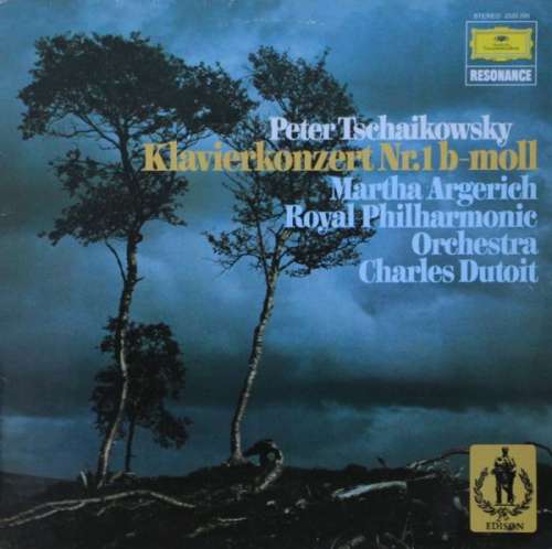 Cover Peter Tschaikowsky* - Martha Argerich • Royal Philharmonic Orchestra* • Charles Dutoit - Klavierkonzert Nr.1, b-Moll (LP, RE) Schallplatten Ankauf