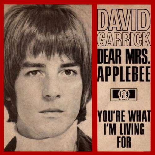 Cover David Garrick - Dear Mrs. Applebee (7, Single) Schallplatten Ankauf