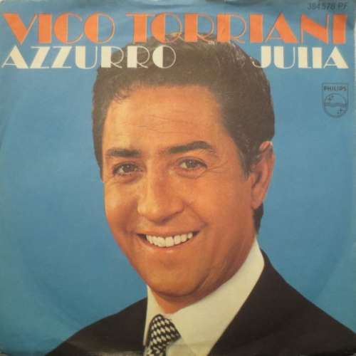Cover Vico Torriani - Azzurro (7, Single) Schallplatten Ankauf