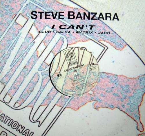 Cover Steve Banzara - I Can't (12) Schallplatten Ankauf