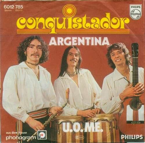 Cover Conquistador - Argentina (7, Single) Schallplatten Ankauf