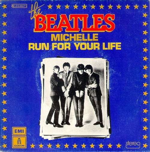 Cover The Beatles - Michelle / Run For Your Life (7, RP) Schallplatten Ankauf