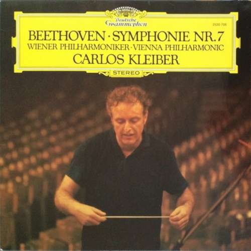 Cover Beethoven* – Wiener Philharmoniker, Carlos Kleiber - Symphonie Nr. 7 (LP) Schallplatten Ankauf