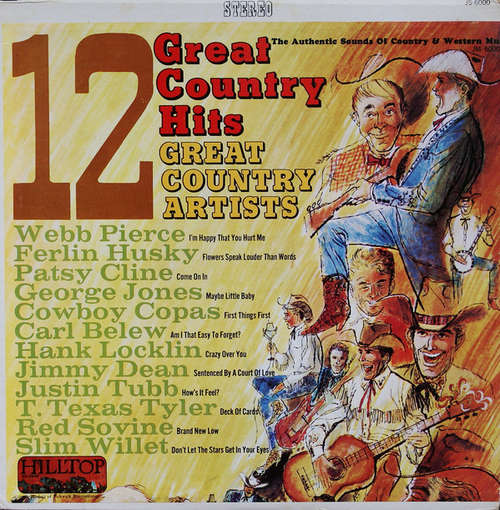 Cover Various - 12 Great Country Hits (LP, Album, Comp) Schallplatten Ankauf