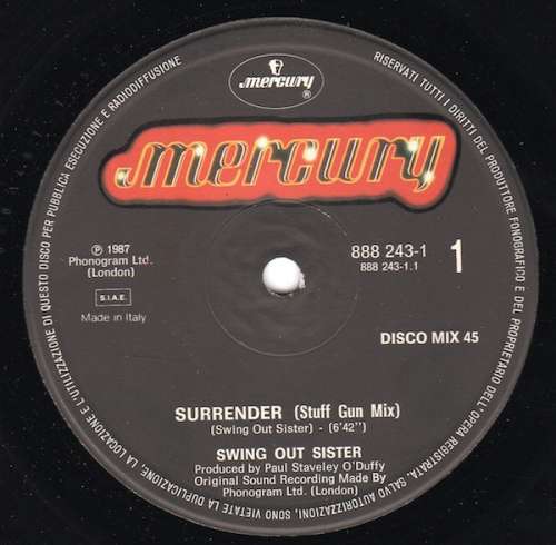 Cover Swing Out Sister - Surrender (12, Maxi) Schallplatten Ankauf
