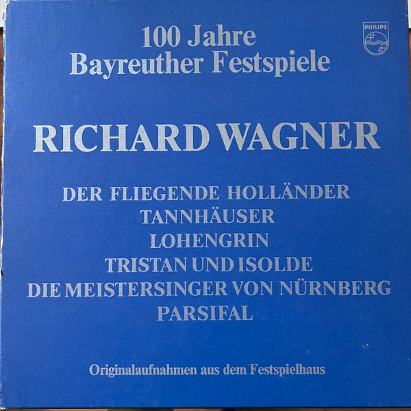 Cover Richard Wagner - 100 Jahre Bayreuther Festspiele (25xLP + Box, Comp) Schallplatten Ankauf