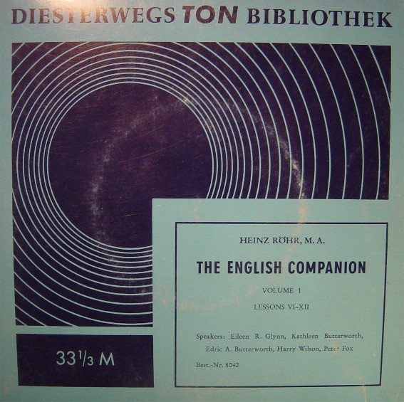 Cover Heinz Röhr - The English Companion Volume 1 Lessons VI-XII Phonetic Course (7) Schallplatten Ankauf
