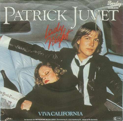 Cover Patrick Juvet - Lady Night (7, Single) Schallplatten Ankauf