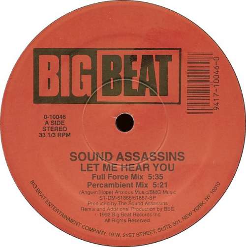 Cover Sound Assassins (2) - Let Me Hear You (12) Schallplatten Ankauf