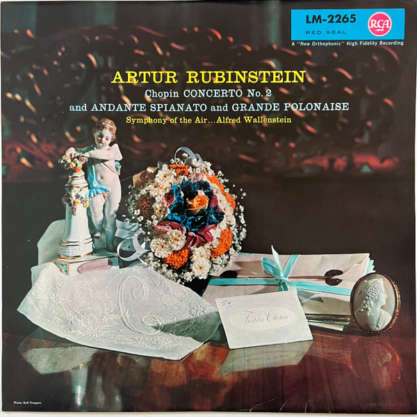 Cover Artur Rubinstein*, Chopin*, Alfred Wallenstein -  Concerto No. 2 And Andante Spianato And Grande Polonaise (LP, Mono) Schallplatten Ankauf