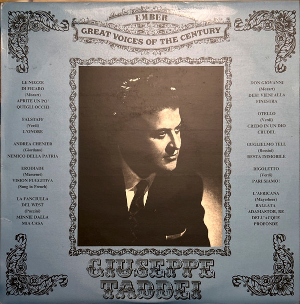 Cover Giuseppe Taddei - Giuseppi Taddei (LP, Comp) Schallplatten Ankauf