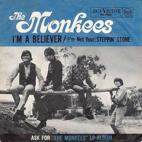 Cover The Monkees - I'm A Believer (7, Single) Schallplatten Ankauf
