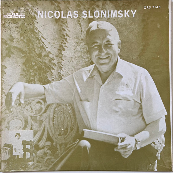 Cover Nicolas Slonimsky, Nancy Bramlage, Jerome Kessler - Studies In Black And White / Suite For Cello And Piano / Gravestones of Hancock, N.H. / Etc. (LP) Schallplatten Ankauf