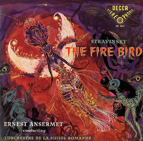 Cover Stravinsky*, Ernest Ansermet Conducting L'Orchestre De La Suisse Romande - The Fire Bird (LP, RE, 180) Schallplatten Ankauf