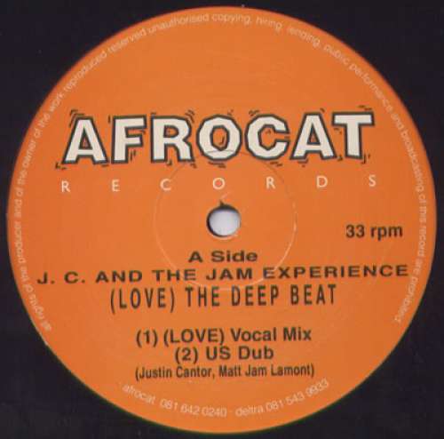 Cover J. C.* And The Jam Experience - (Love) The Deep Beat (12) Schallplatten Ankauf
