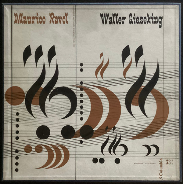 Cover Maurice Ravel, Walter Gieseking - Raccolta Completa Opere Per Pianoforte (3xLP, Album, Mono + Box) Schallplatten Ankauf