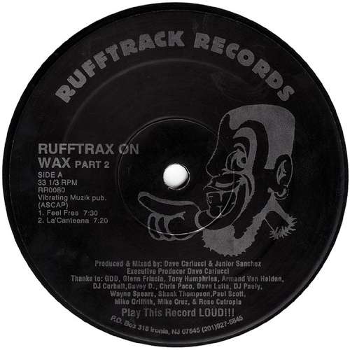 Cover Rufftrax On Wax Part 2 Schallplatten Ankauf