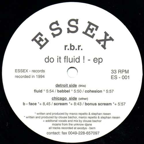 Cover R.B.R. - Do It Fluid ! - EP (12, EP) Schallplatten Ankauf
