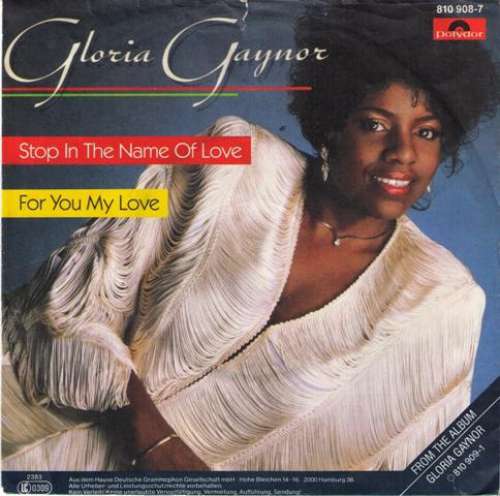 Cover Gloria Gaynor - Stop In The Name Of Love (7, Single) Schallplatten Ankauf