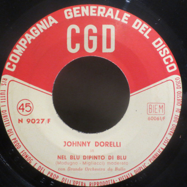 Cover Johnny Dorelli - Nel Blu Dipinto Di Blu  (7) Schallplatten Ankauf