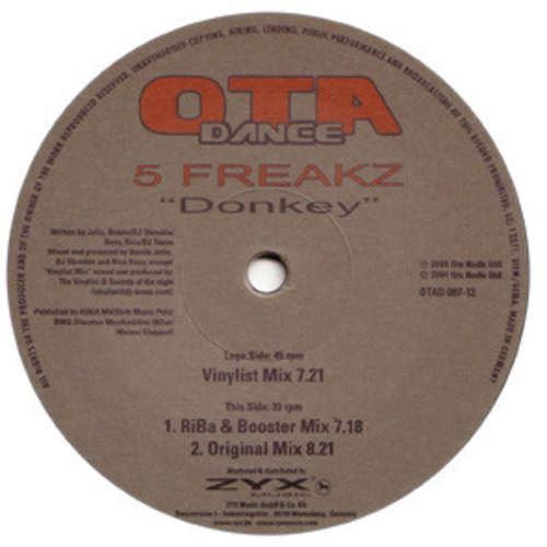 Cover 5 Freakz - Donkey (12) Schallplatten Ankauf