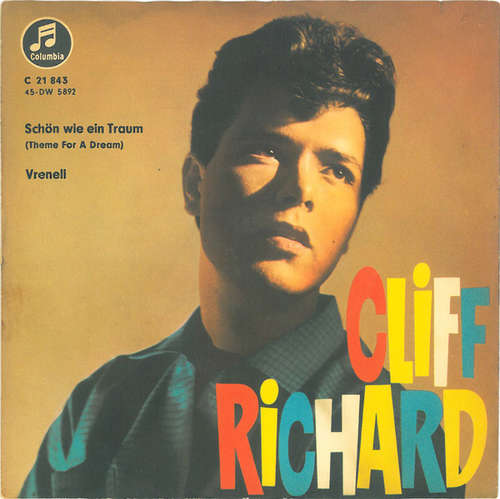 Cover Cliff Richard - Schön Wie Ein Traum (Theme For A Dream) / Vreneli (7, Single) Schallplatten Ankauf