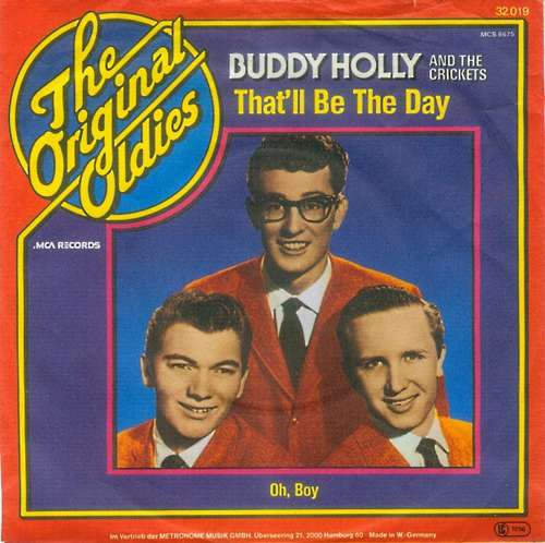 Cover Buddy Holly And The Crickets (2) - That'll Be The Day / Oh, Boy (7, Single) Schallplatten Ankauf