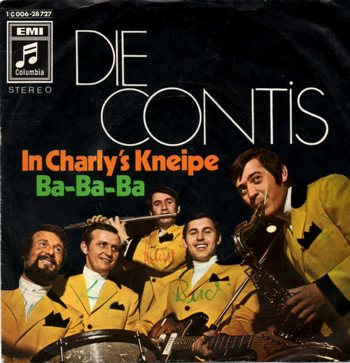 Cover Die Contis - In Charly's Kneipe / Ba-Ba-Ba (7, Single) Schallplatten Ankauf
