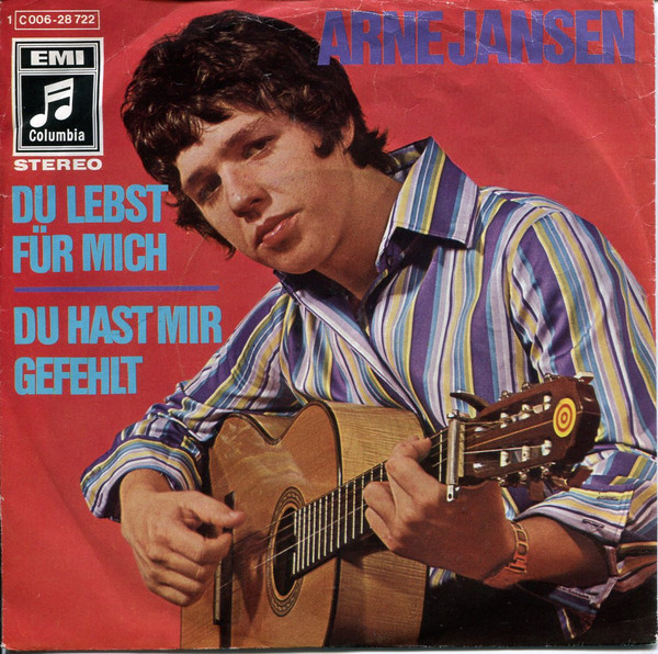 Cover Arne Jansen (2) - Du Lebst Für Mich / Du Hast Mir Gefehlt (7, Single) Schallplatten Ankauf