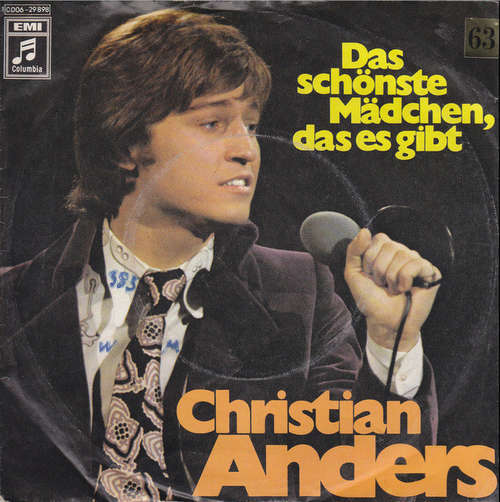 Cover Christian Anders - Das Schönste Mädchen, Das Es Gibt / Maria Lorena (7, Single) Schallplatten Ankauf