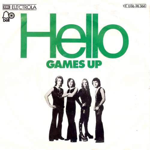 Cover Hello - Games Up (7, Single) Schallplatten Ankauf