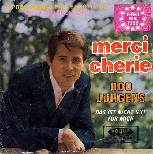 Cover Udo Jürgens - Merci Chérie (7, Single) Schallplatten Ankauf