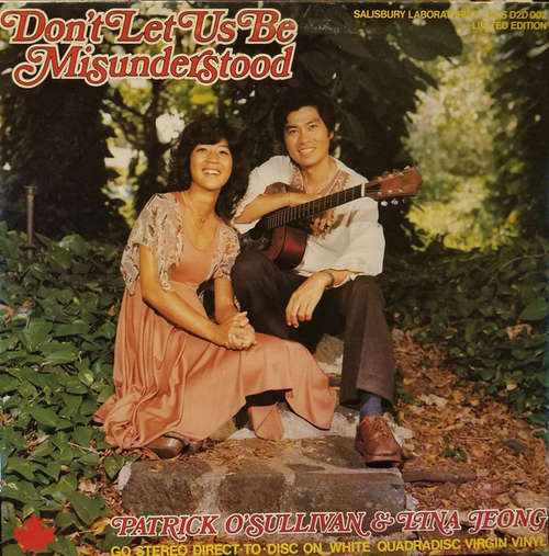 Cover Patrick O'Sullivan & Lina Jeong - Don't Let Us Be Misunderstood (LP, Album, Whi) Schallplatten Ankauf