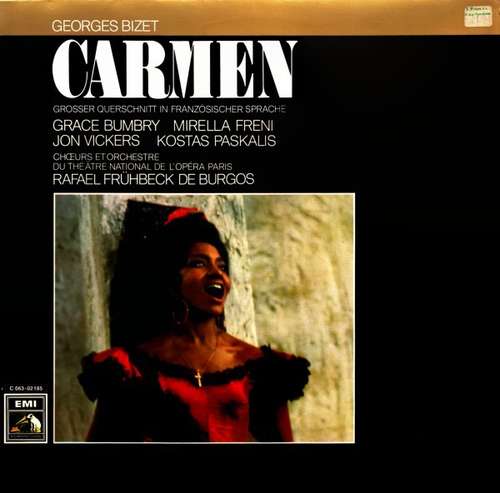 Cover Georges Bizet - Carmen (Grosser Querschnitt In Französischer Sprache) (LP) Schallplatten Ankauf