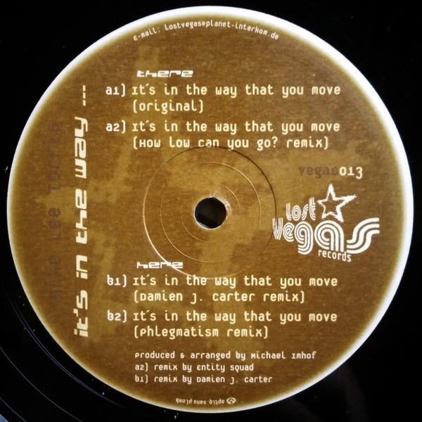 Cover Mike Lee Torris - It's In The Way ... (12, Maxi) Schallplatten Ankauf