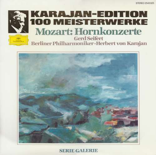 Cover Mozart* - Gerd Seifert · Berliner Philharmoniker · Herbert von Karajan - Mozart: Hornkonzerte (LP, Album, RE) Schallplatten Ankauf