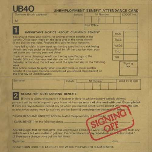 Cover UB40 - Signing Off (LP, Album) Schallplatten Ankauf